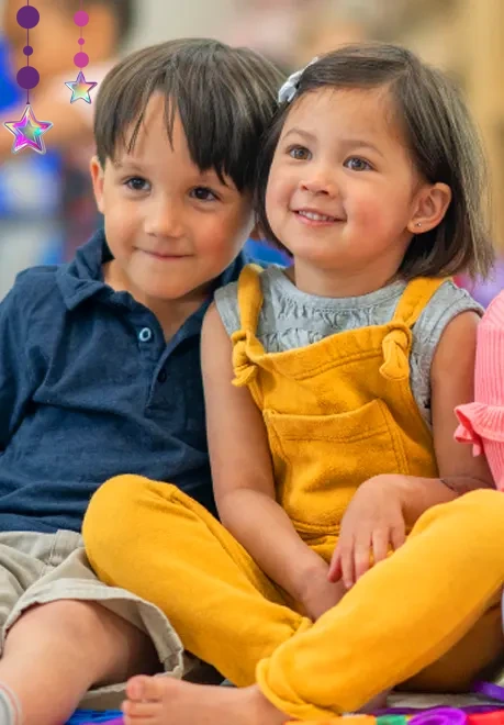 Happy child in daycare